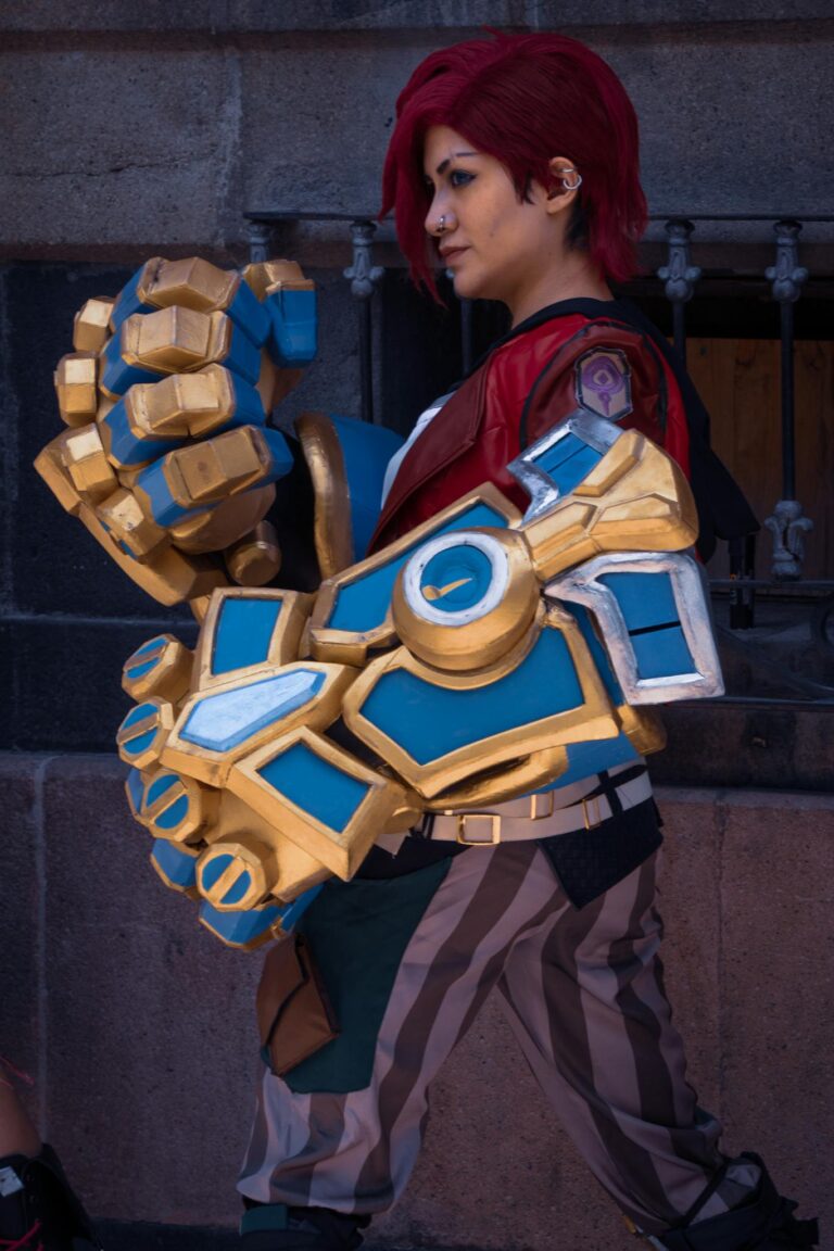 A Woman Doing Cosplay 